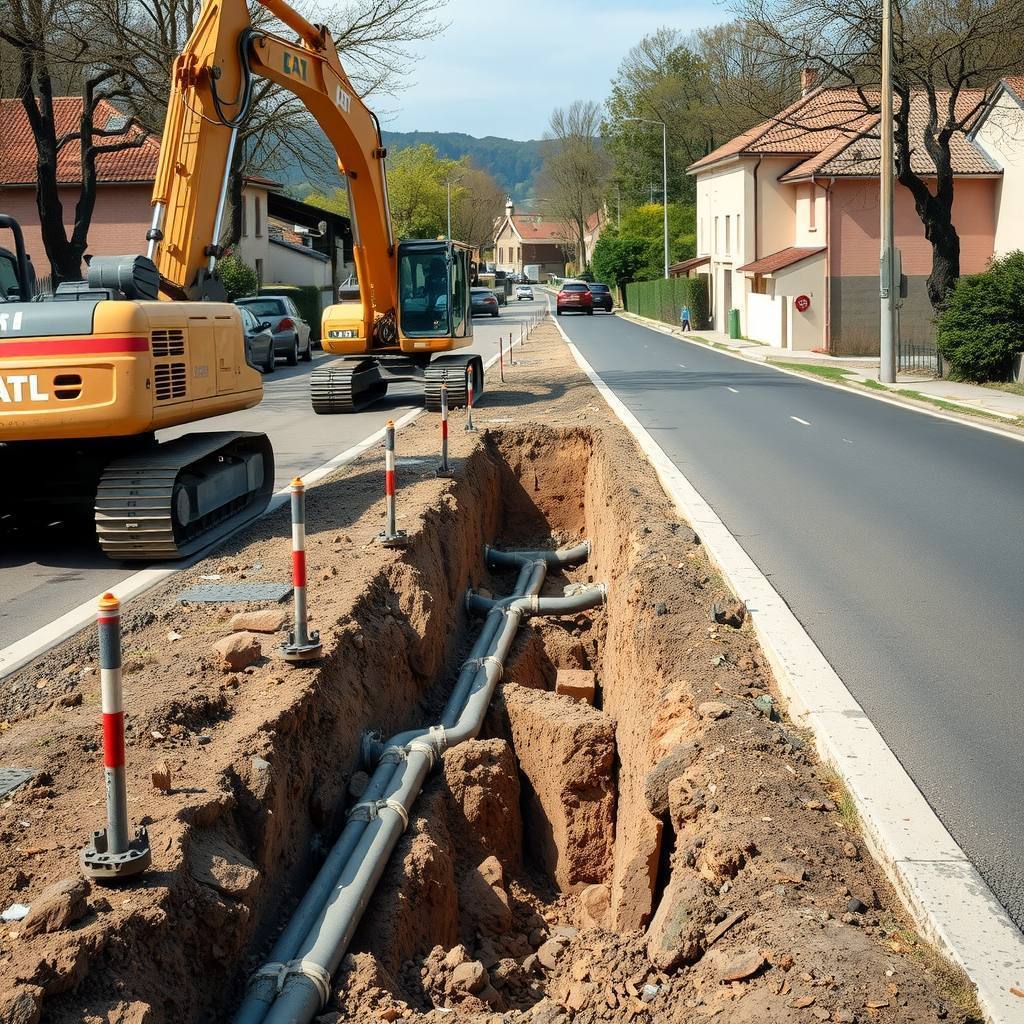 travaux publics à Lyon (illustration)