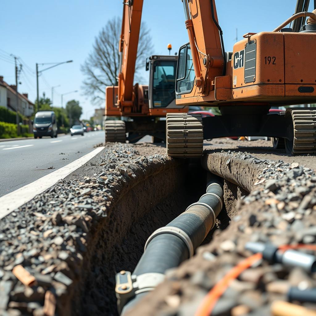 travaux publics à Lyon (illustration)